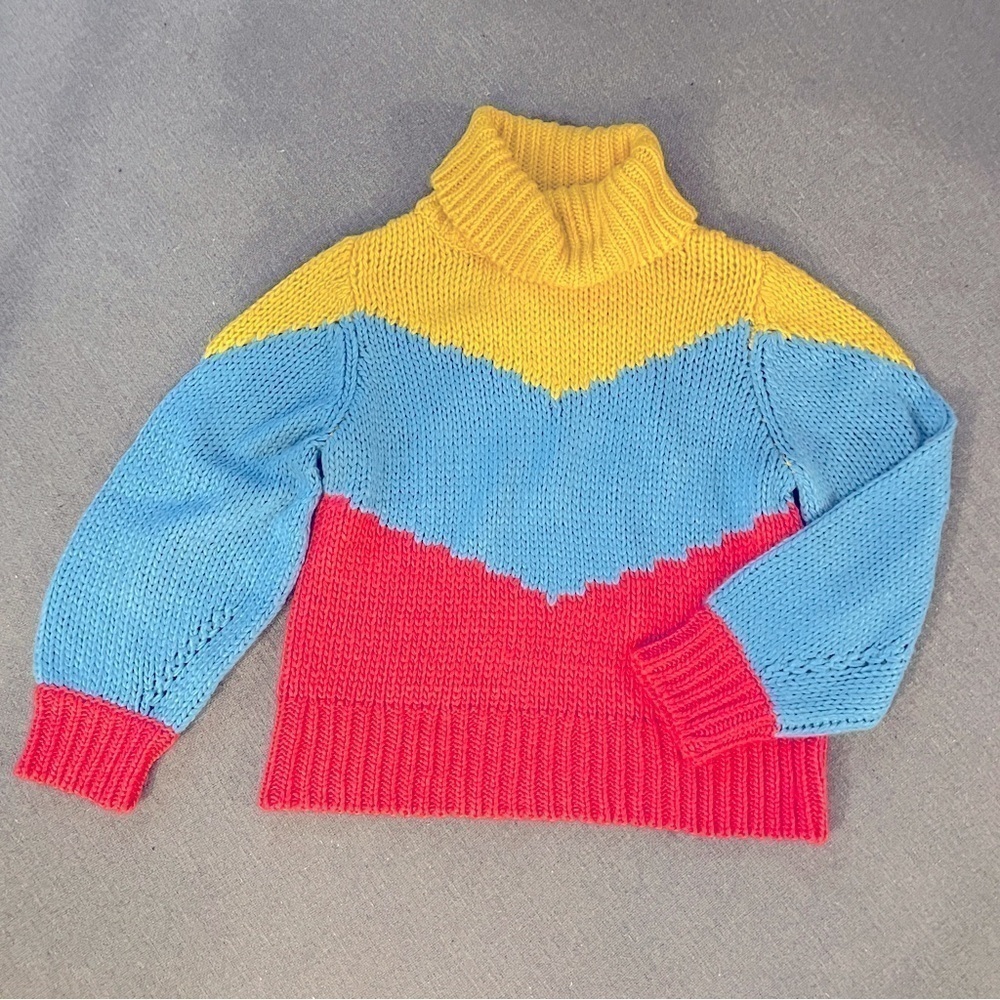 Sugarlips Ski Bunny Turtleneck Sweater Oversized Fit XS